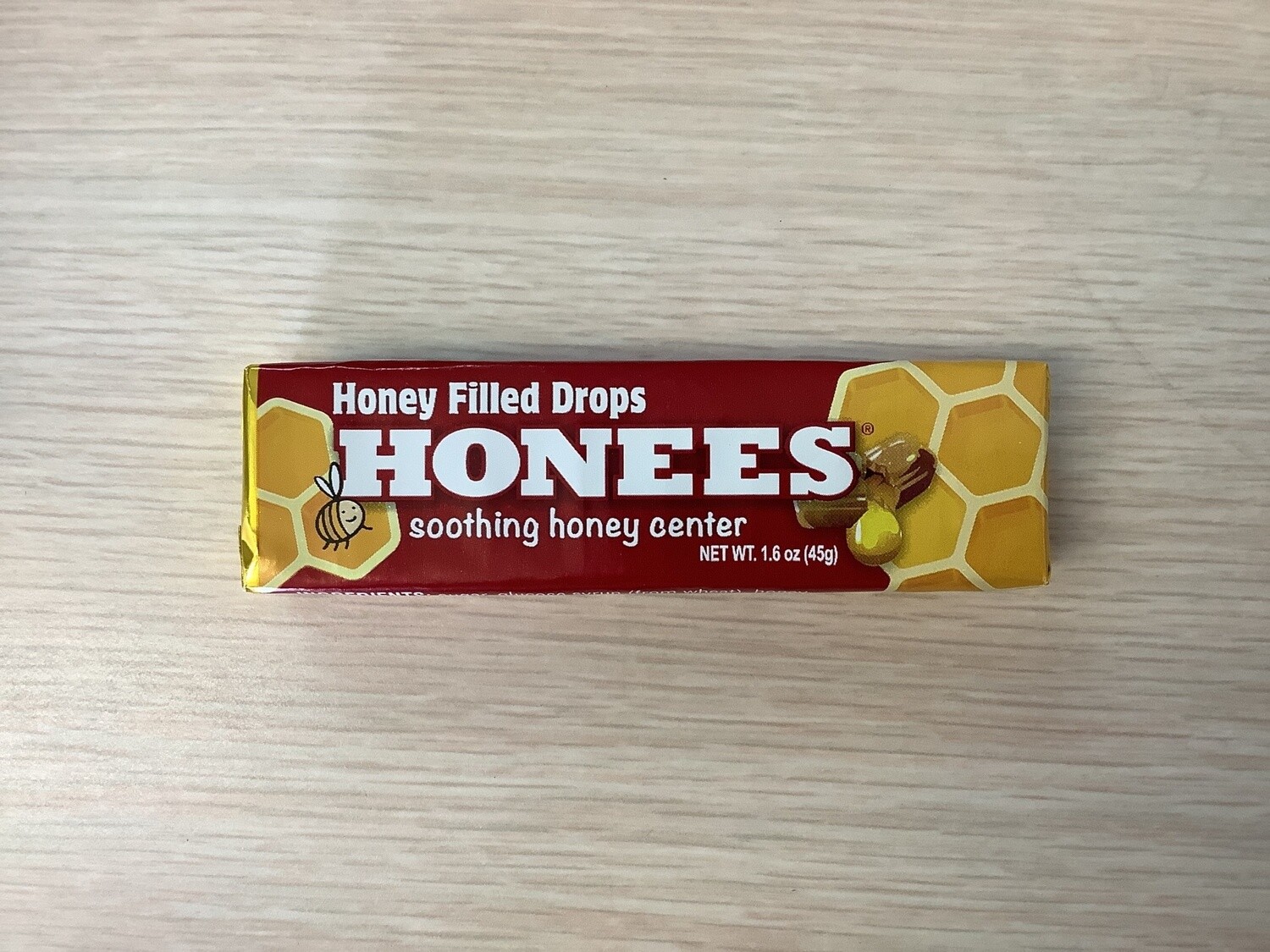 HONEES HONEY FILLED DROPS BAR 1.625 OZ