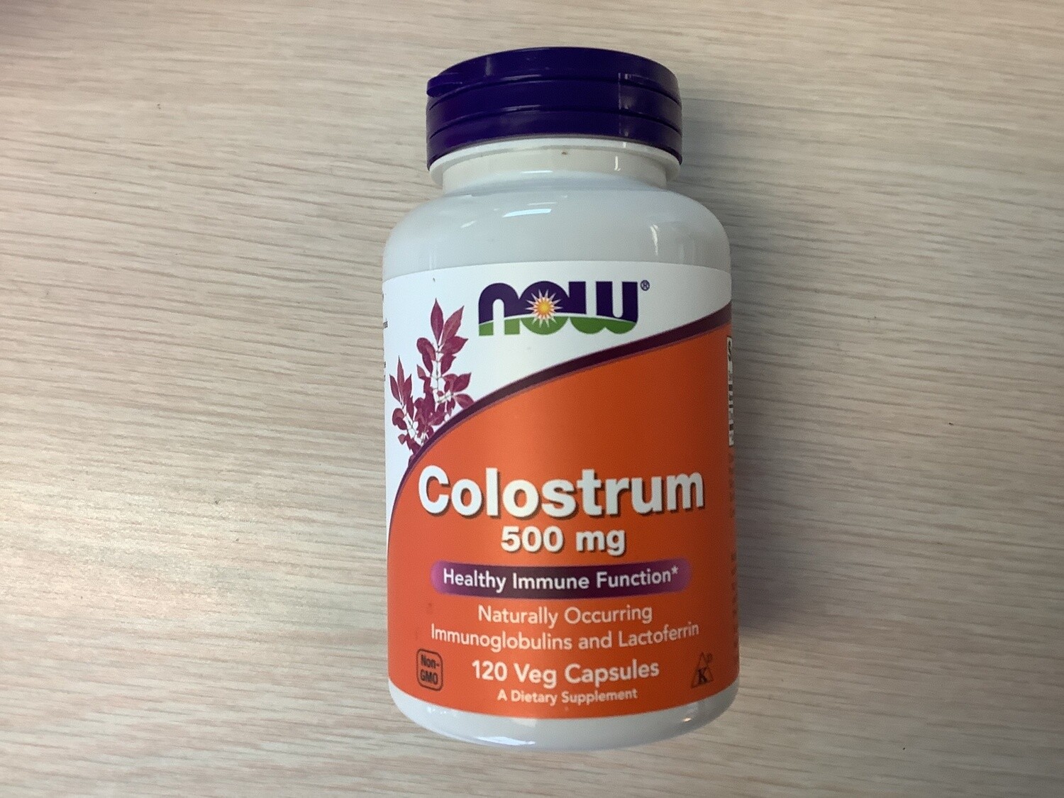 NOW COLOSTRUM 500mg 120 VCAPS