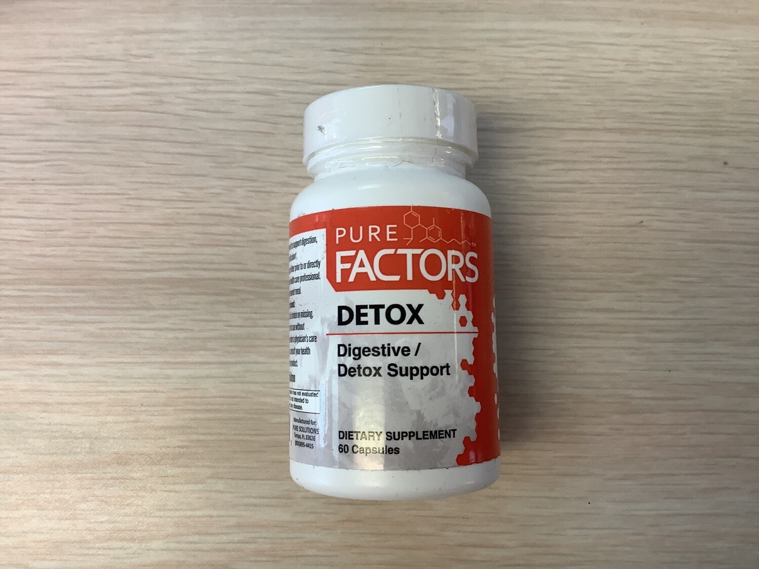 PURE FACTORS Detox Capsules 60 cnt