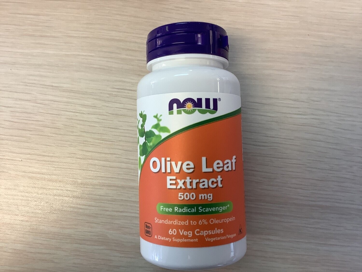 NOW OLIVE LEAF EXT 500mg 60 VCAPS