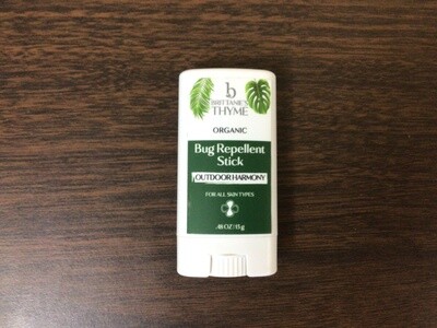 BRITTANIES THYME BUG REPELLENT STICK OUTDOOR HARMONY  .48ozs