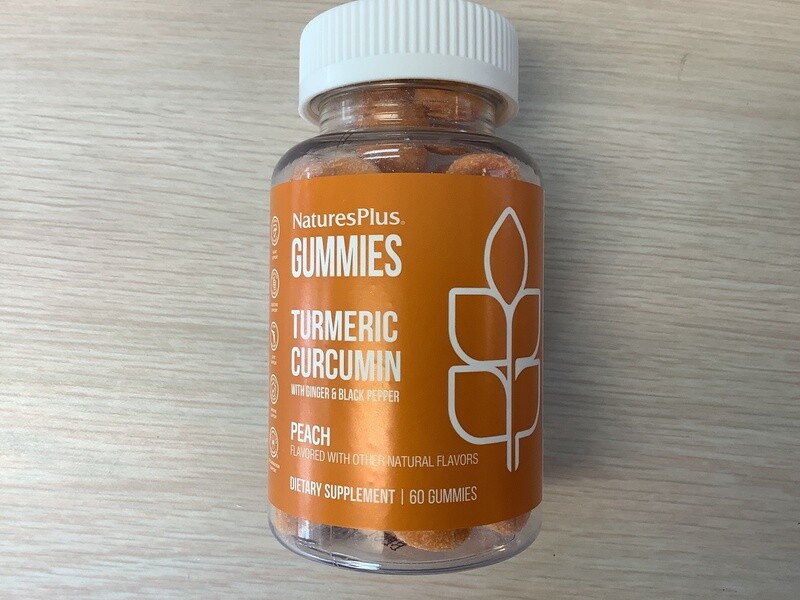 NATURES PLUS GUMMIES TURMERIC CURCUMIN 60 ct