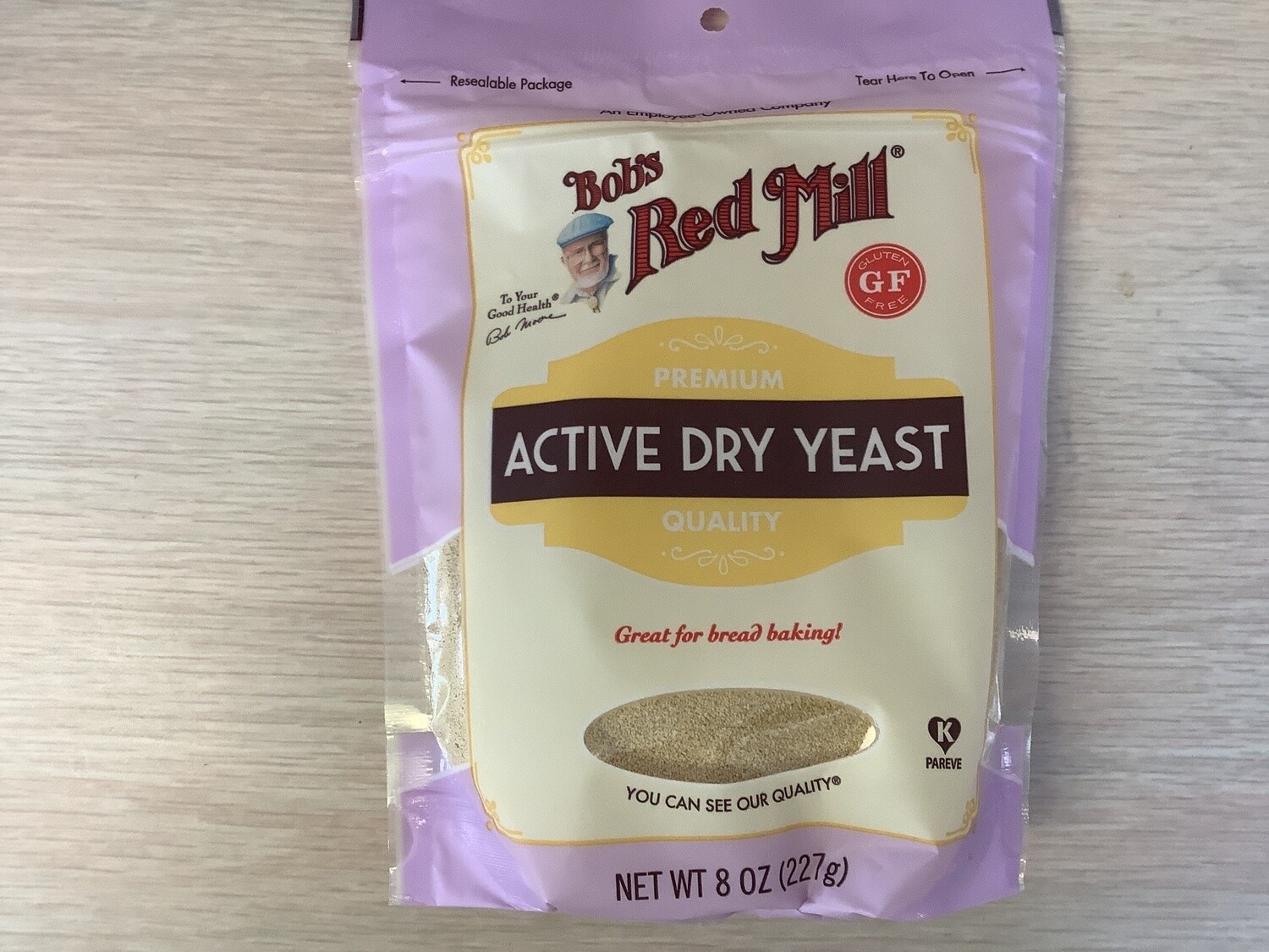 BOBS RED MILL Active Dry Yeast Gluten Free 8 oz