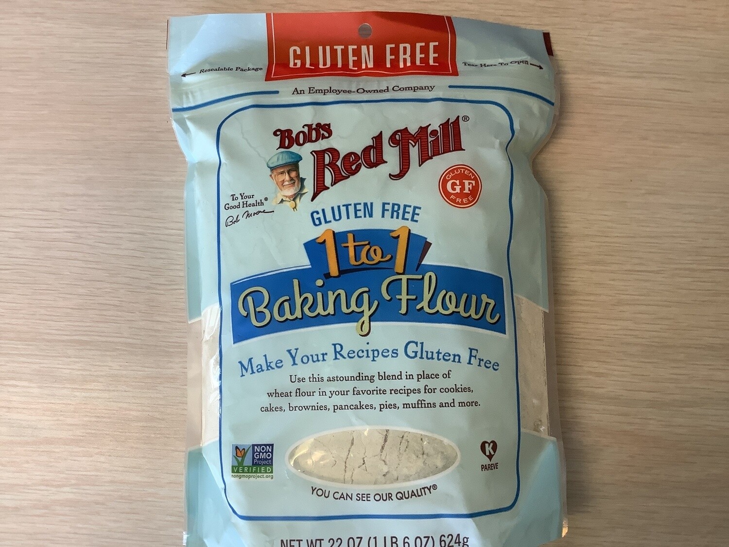 BOBS RED MILL BAKING FLOUR GLUTEN FREE 1-TO 1 22 OZ