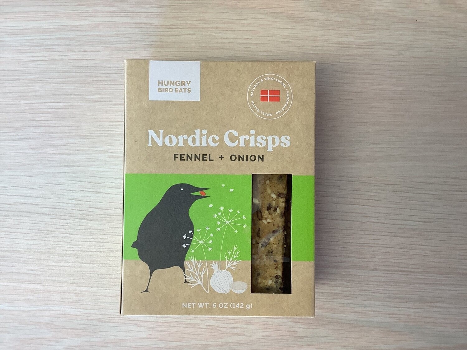 HUNGRY BIRD EATS NORDIC CRISPS FENNEL + ONION 5 OZ