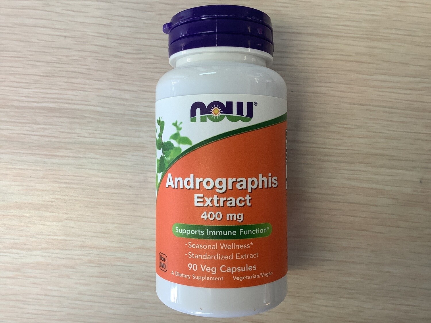 NOW ANDROGRAPHIS EXTRACT 400MG 90 VCAPS
