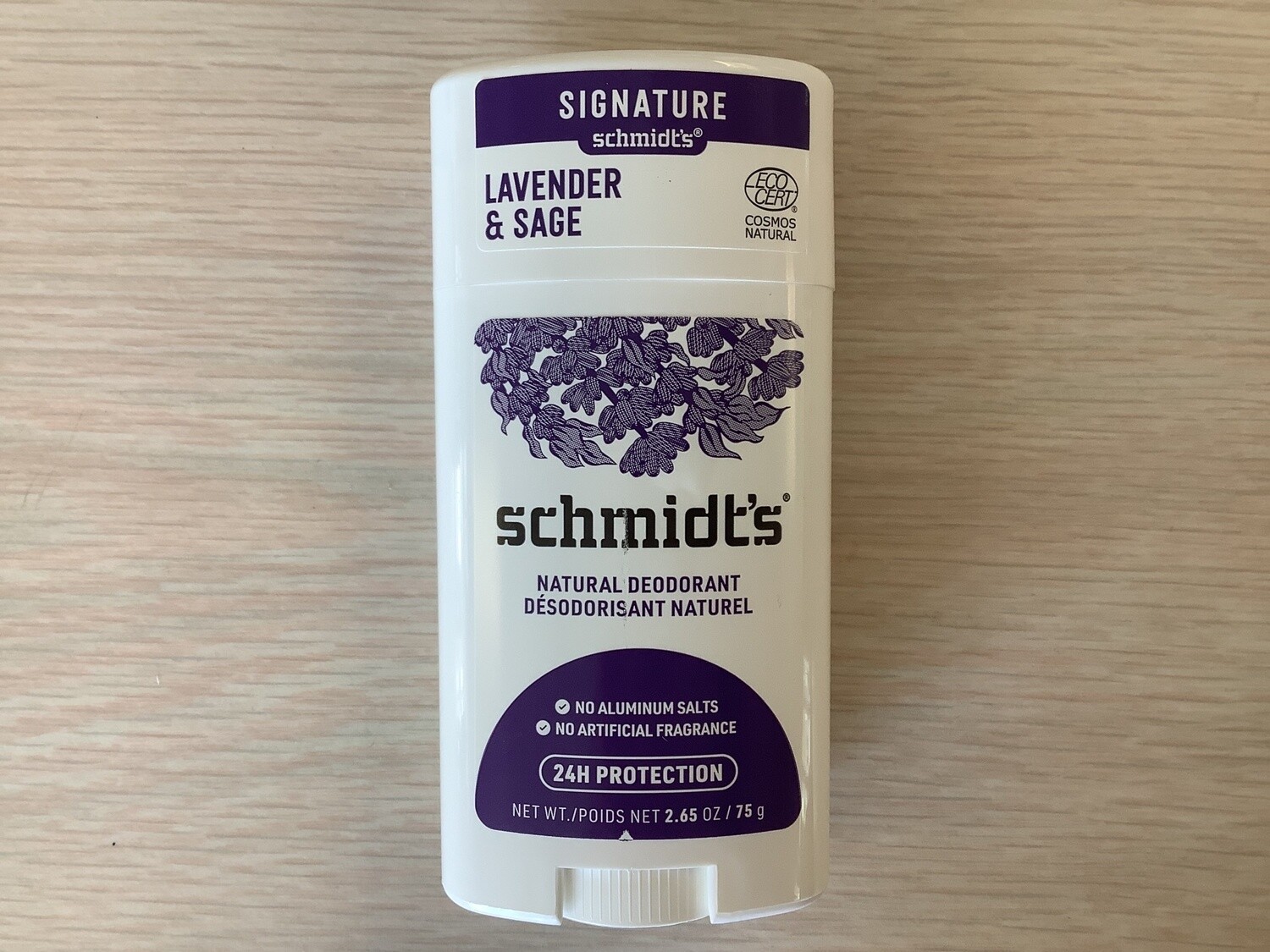 SCHMIDTS Deodorant Stick Lavender &amp; Sage 2.65 oz