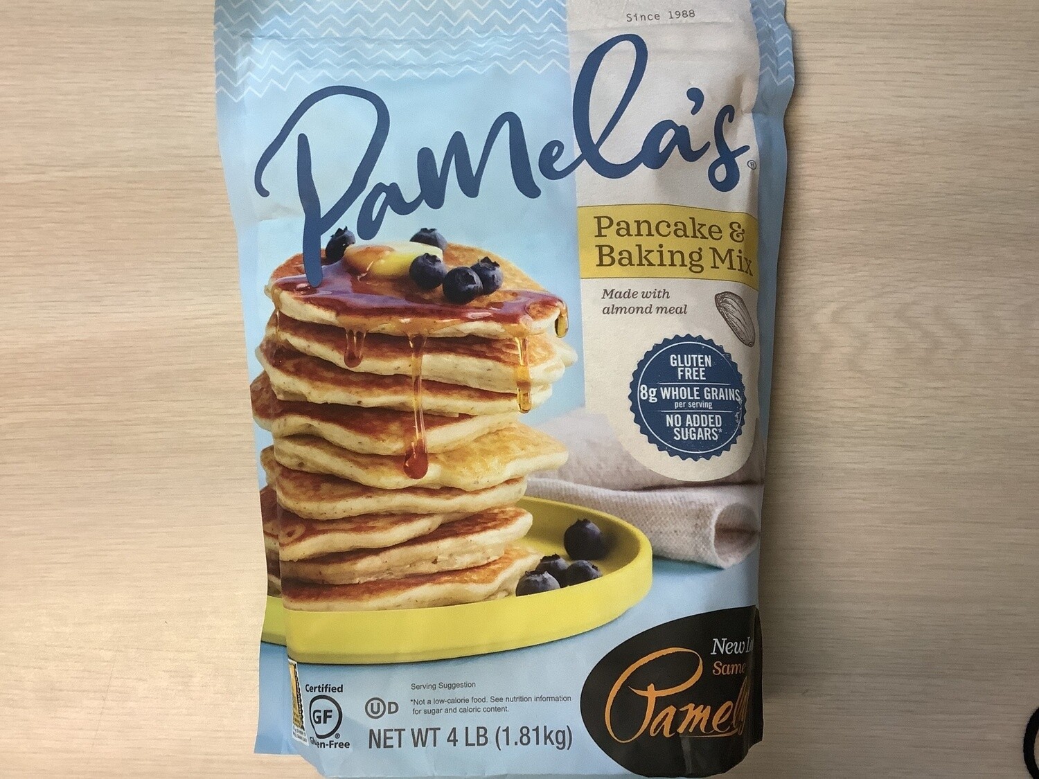 PAMELAS MIX PANCAKE BAKING WF GF 4 LB