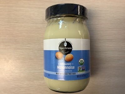 SPECTRUM MAYONNAISE SOY ORGANIC 16 OZ