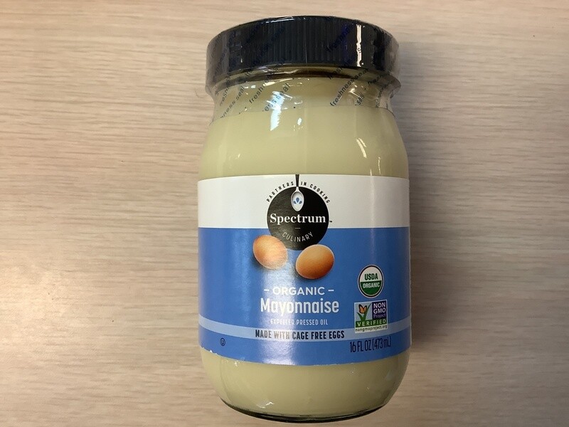 SPECTRUM MAYONNAISE SOY ORGANIC 16 OZ