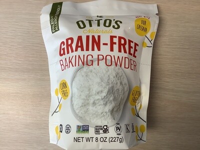 OTTOS NATURALS GRAIN FREE BAKING POWDER 8 OZ