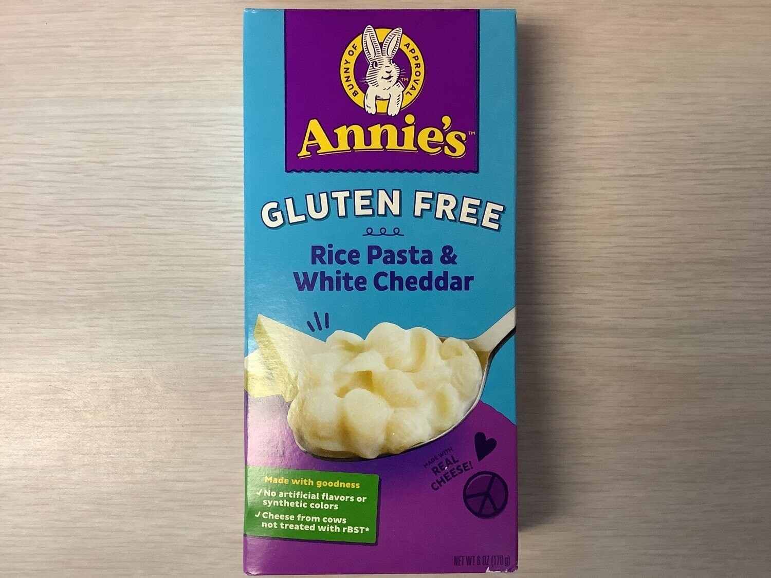 ANNIES PASTA RICE SHELL WHITE CHEDDAR 6 OZ