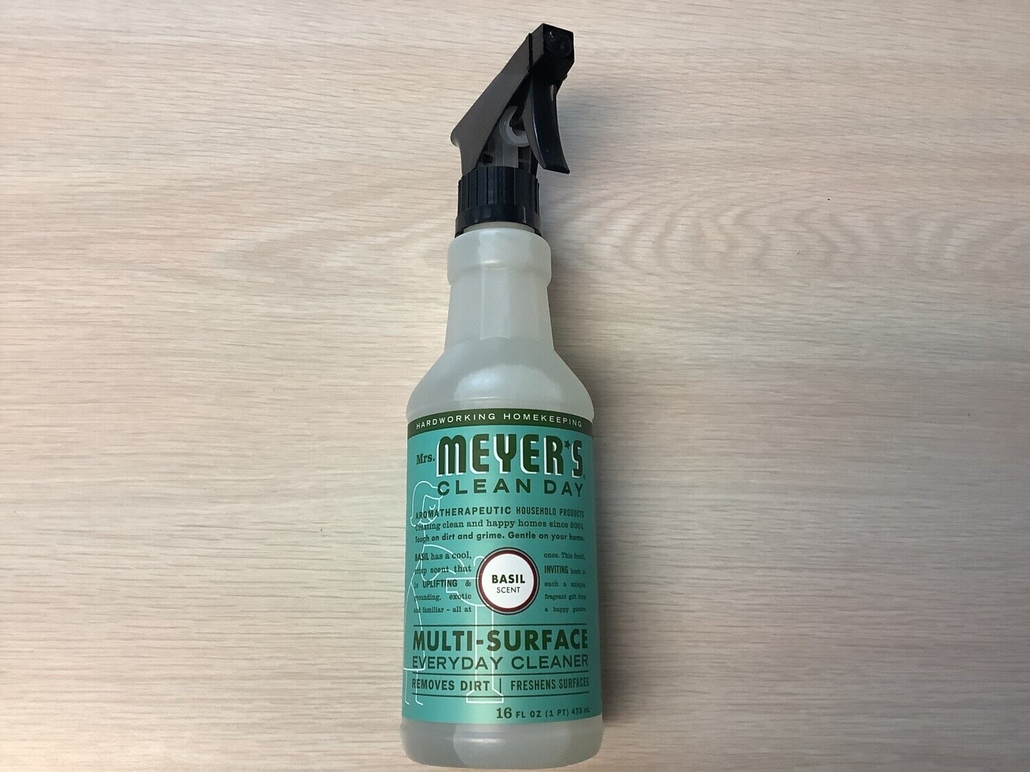 MRS MEYERS MULTI SURFACE CLEANER BASIL 16 OZ