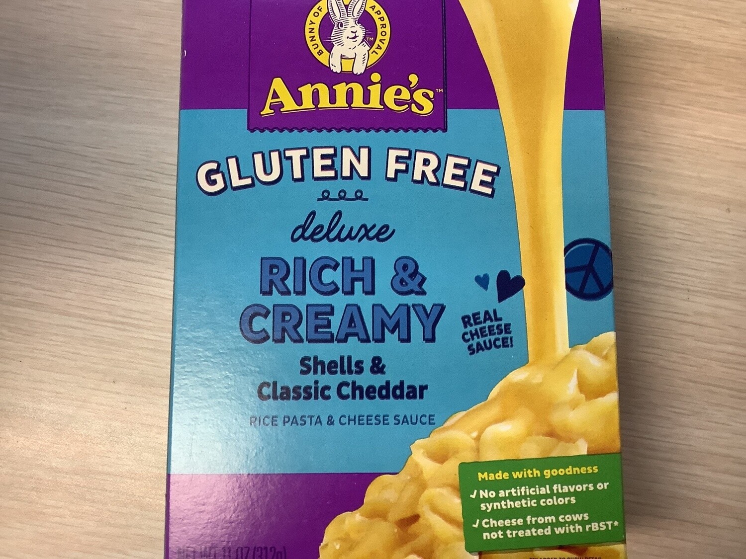 ANNIES DELUXE PASTA RICE  RICH &amp; CREAMY CHEDDAR SAUCE 11 OZ