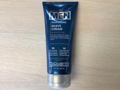 GIOVANNI MENS MOISTURIZING SHAVE CREAM 7 Oz