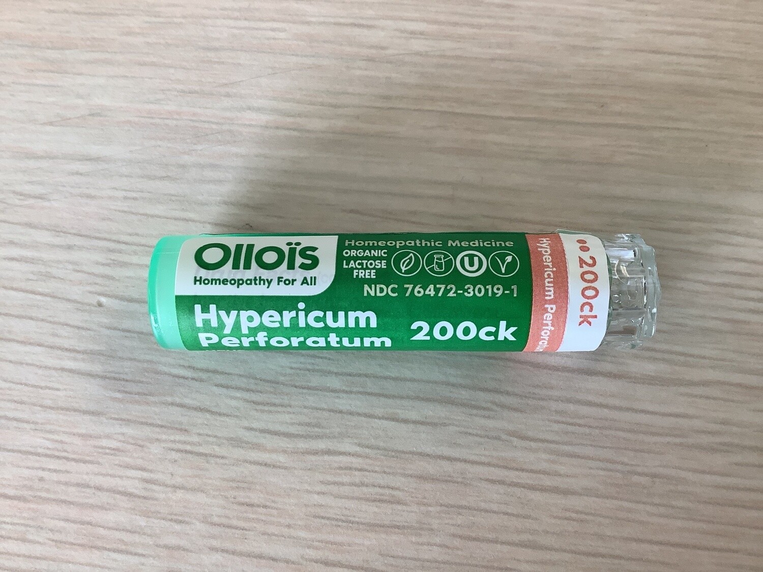 OLLOIS Hypericum Perforatum 200CK Vegan Organic 80 cnt
