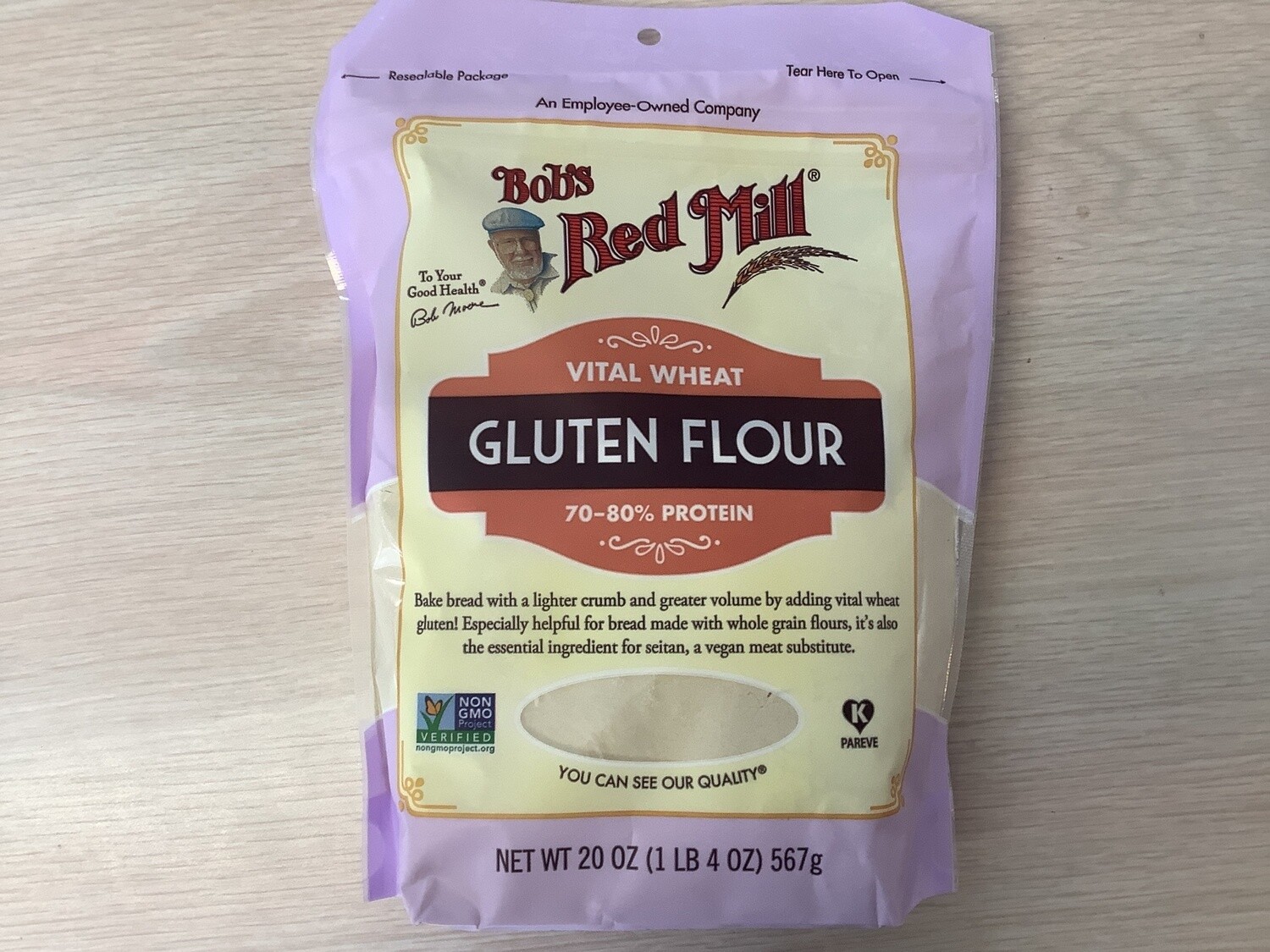 BOBS RED MILL VITAL WHEAT GLUTEN FLOUR 20 OZ