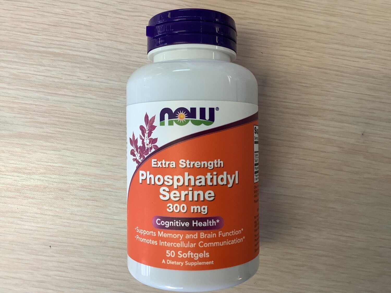 NOW PHOSPHATIDYL SERINE 300 MG 50 SGELS