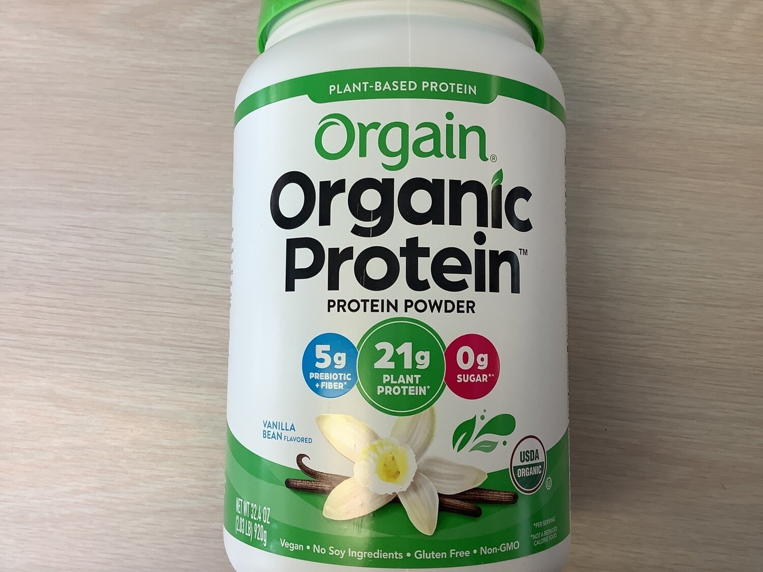 ORGAIN ORGANIC PROTEIN POWDER SWEET VANILLA BEAN VEGAN 2.03 LB