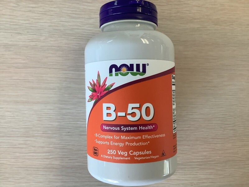 NOW B-50 CAPS 250 VCAPS