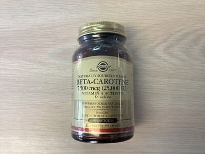 SOLGAR Oceanic Beta Carotene 25,000 IU Softgels 90