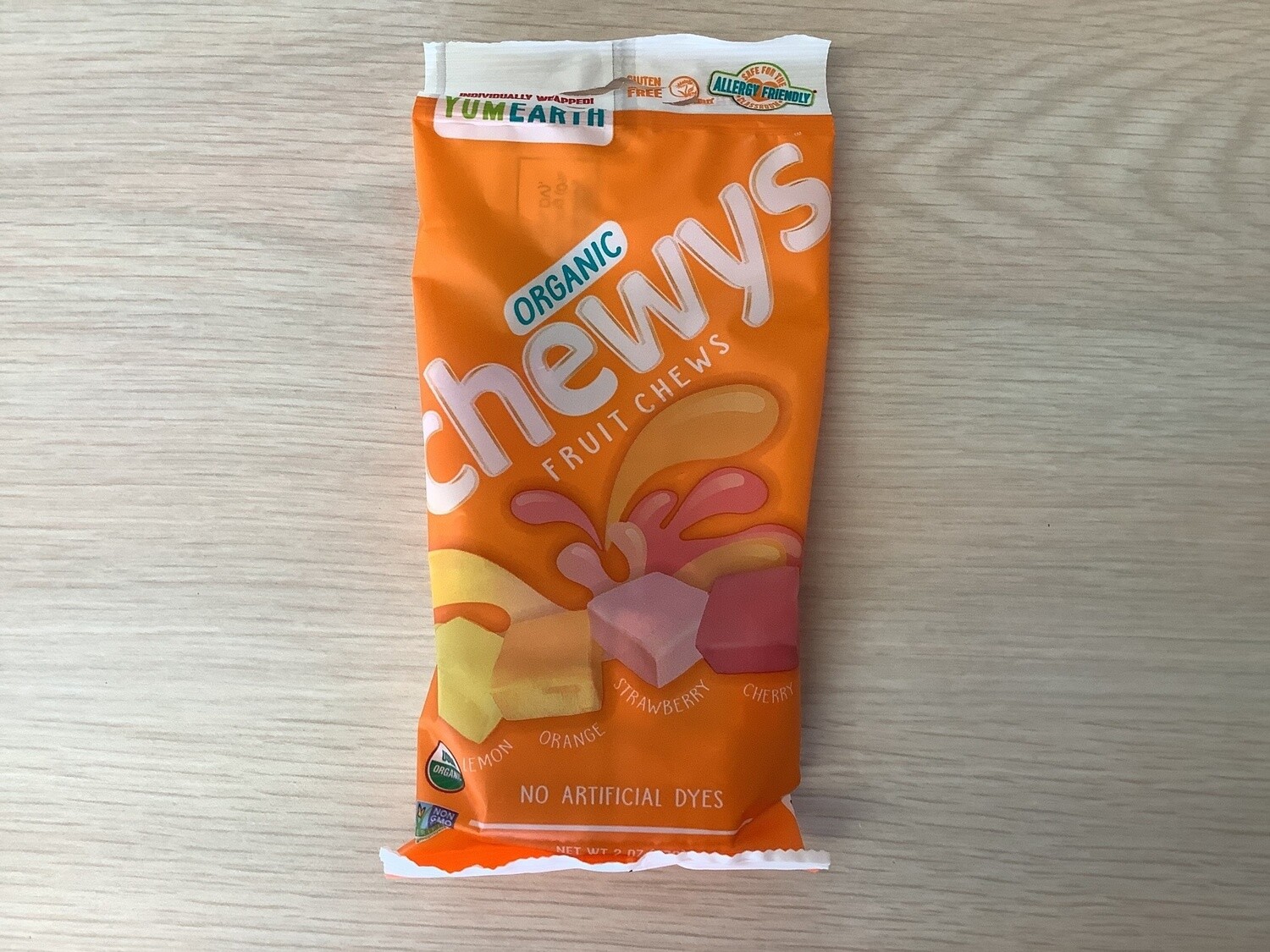 YUMEARTH CHEWYS ORGANIC FRUIT CHEWS 2 OZ