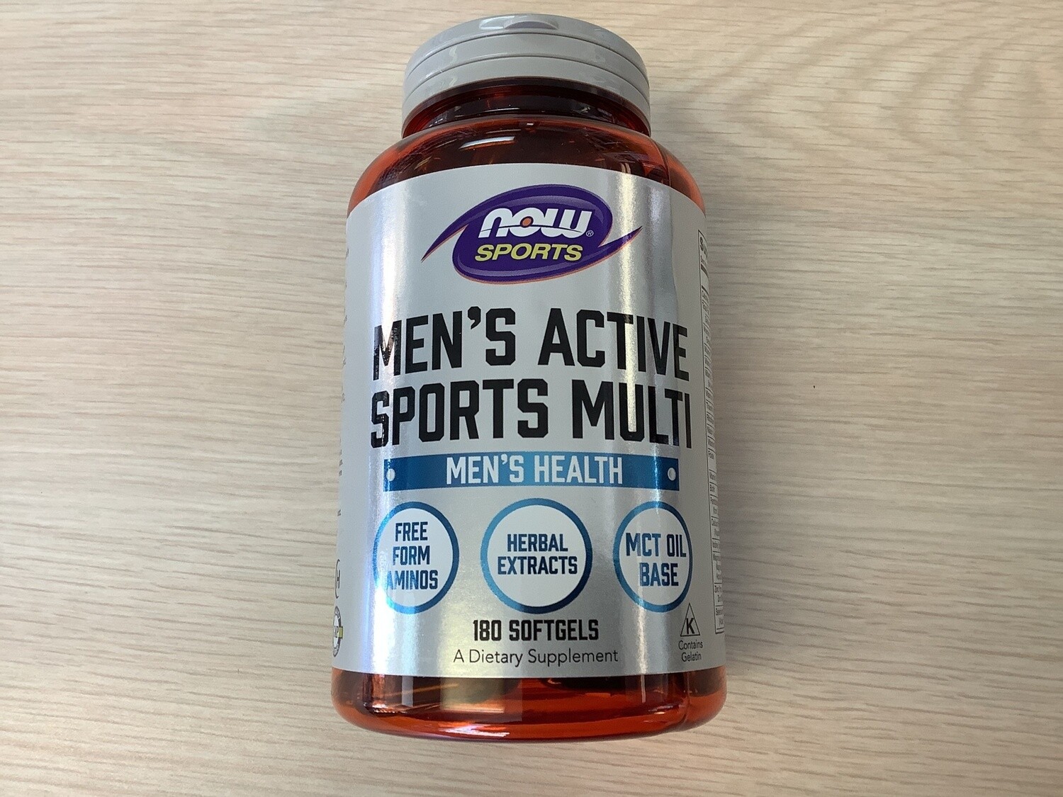 NOW MENS ACTIVE SPORTS MULTI VITAMIN 180 SGELS
