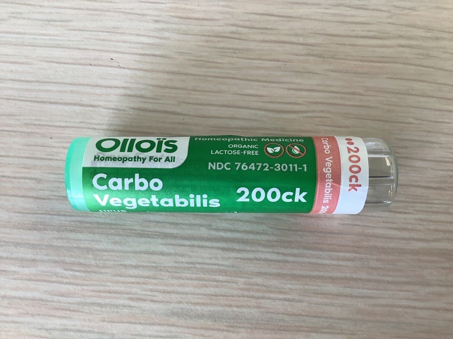 OLLOIS Carbo Vegetabilis 200CK Vegan Organic 80 cnt