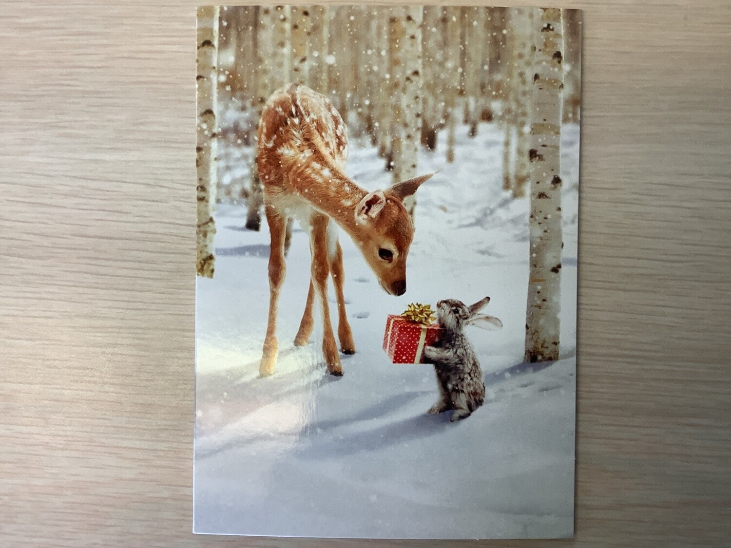 AVANTI CARD CHRISTMAS DEER &amp; BUNNY