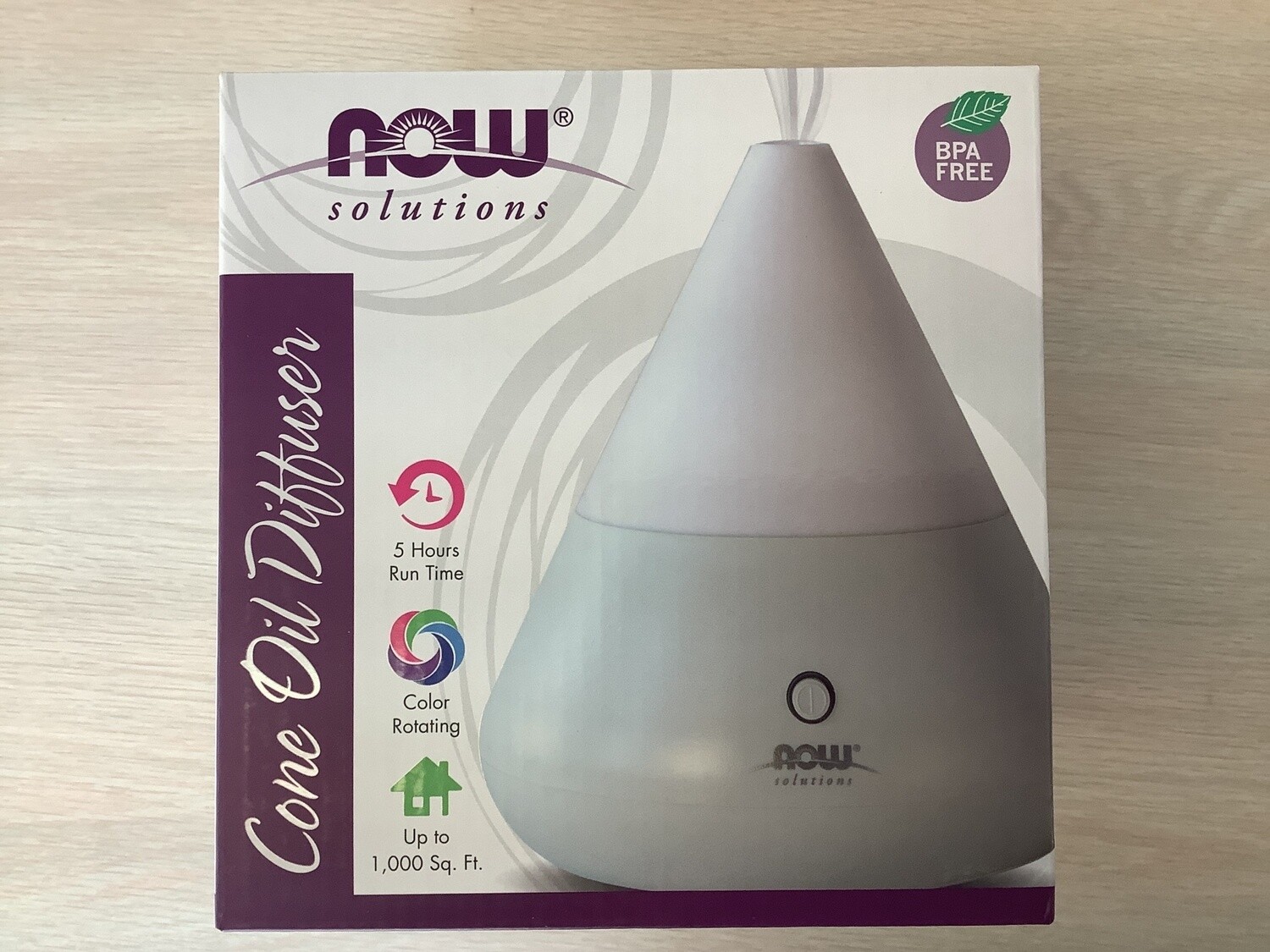 NOW ULTRASONIC CONE ESSENTIAL OIL DIFFUSER