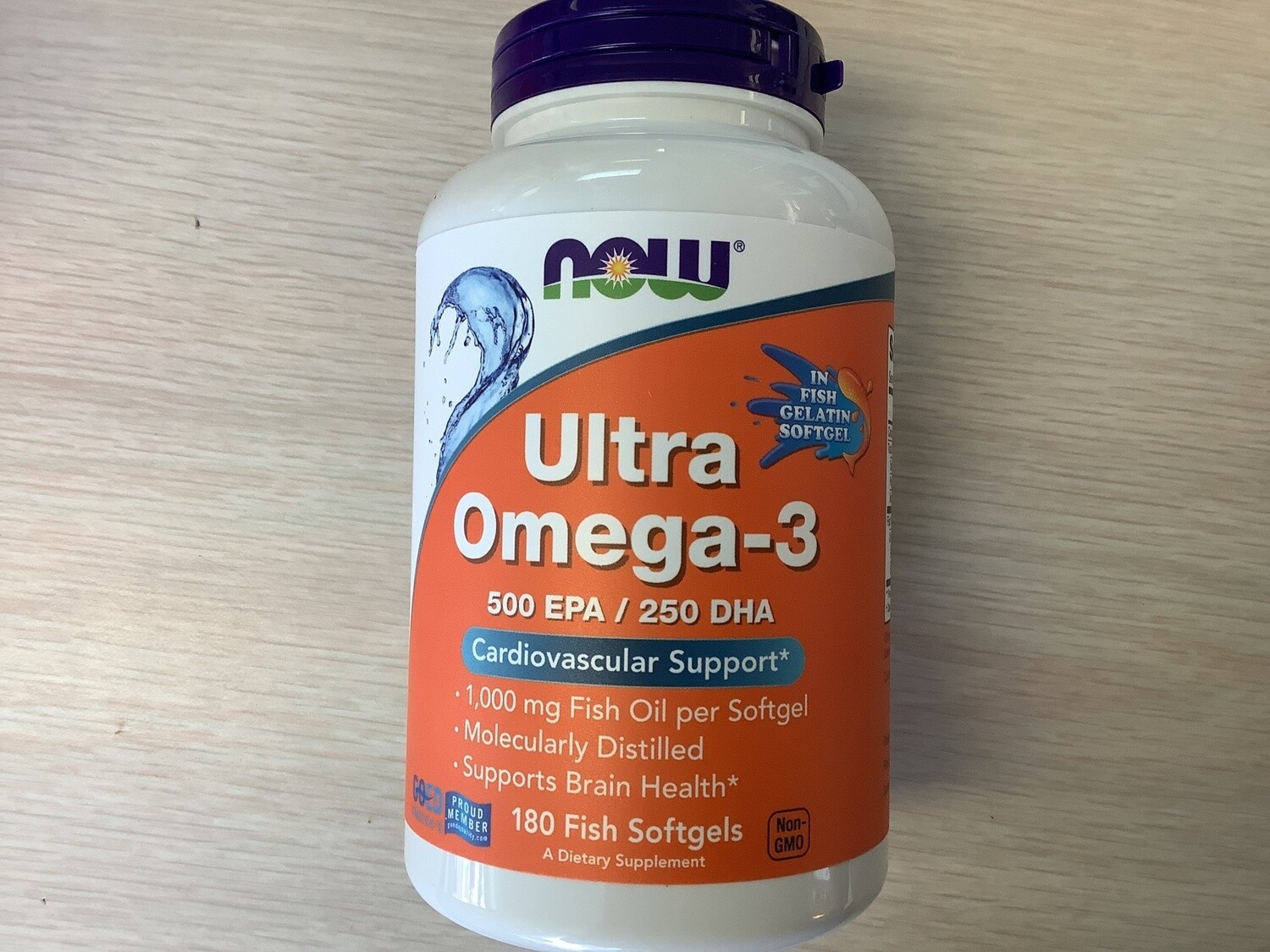 NOW ULTRA OMEGA-3 (FISH GELATIN) FISH SOFTGELS 180 CNT