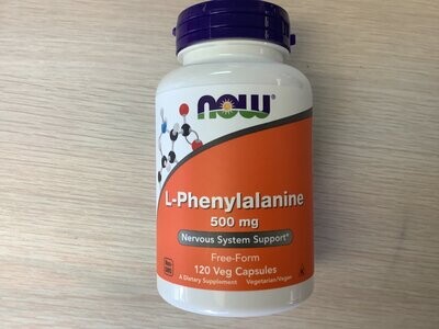 NOW L-PHENYLALANINE 500mg 120 VCAPS