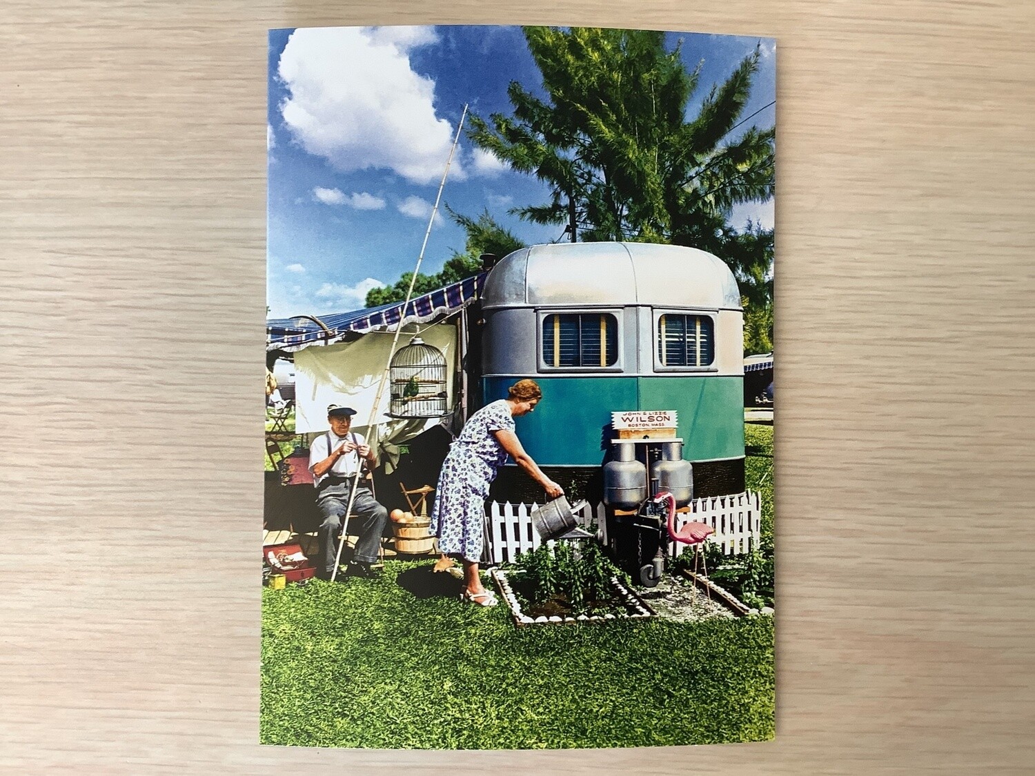 AVANTI AMERICA TIN CAN TOURISTS ANNIVERSARY CARD