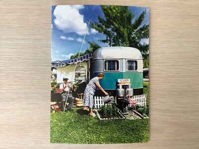 AVANTI AMERICA TIN CAN TOURISTS ANNIVERSARY CARD