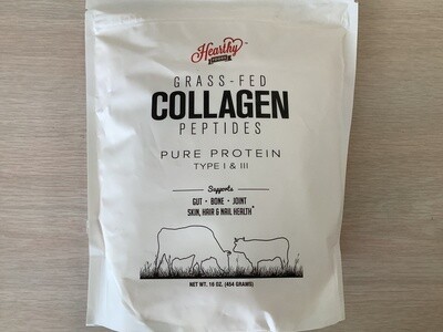 HEARTHY FOODS Collagen Grass-Fed Type I and III 16 oz