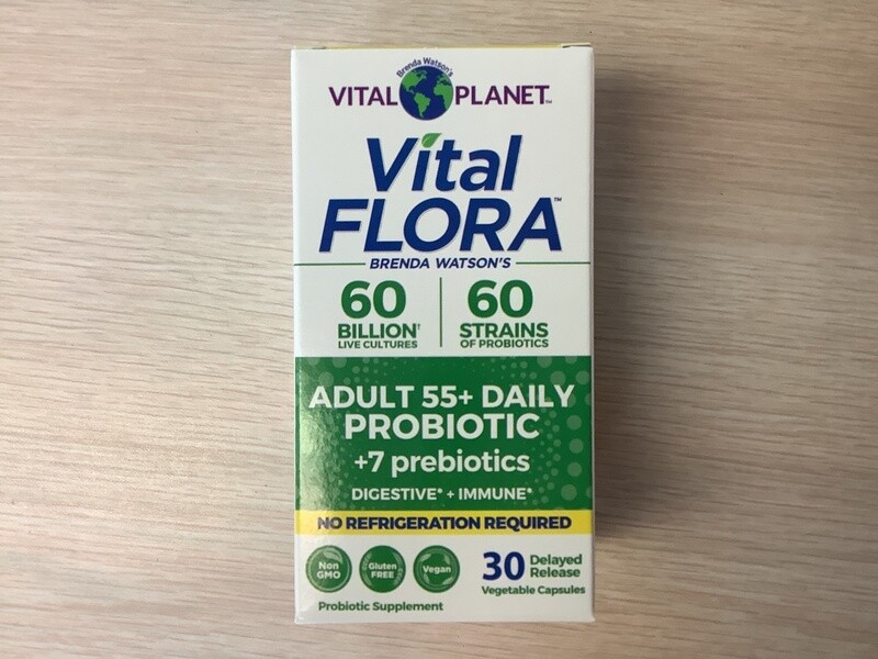 VITAL PLANET VITAL FLORA ADULT 55+ 30 CT SHELF STABLE