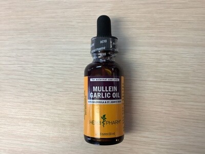 HERB PHARM Mullein garlic ear oil 1 oz