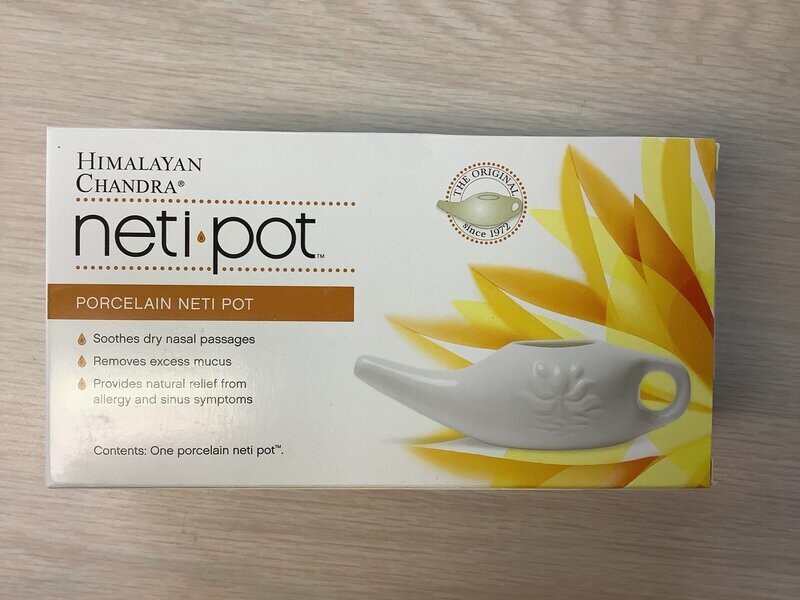 HIMALAYAN INSTITUTE Neti Pot Ceramic Nasal Cleanse
