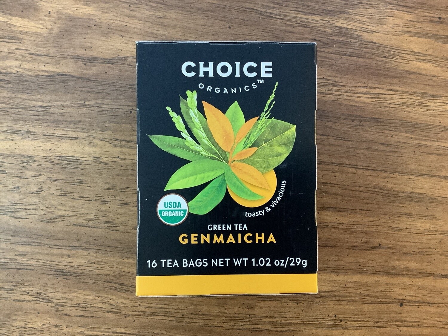 CHOICE TEAS Genmaicha Organic Green Tea 16 bag