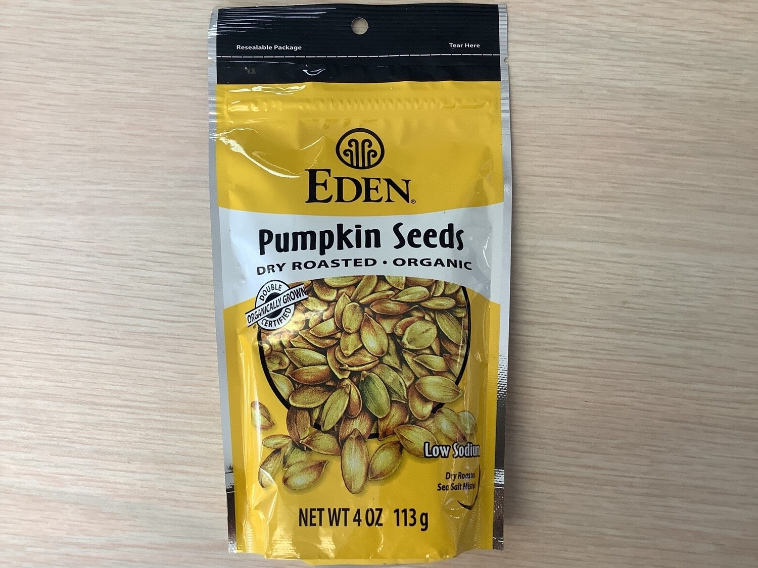 EDEN FOODS PUMPKIN SEEDS DRY ROASTED 4 OZ