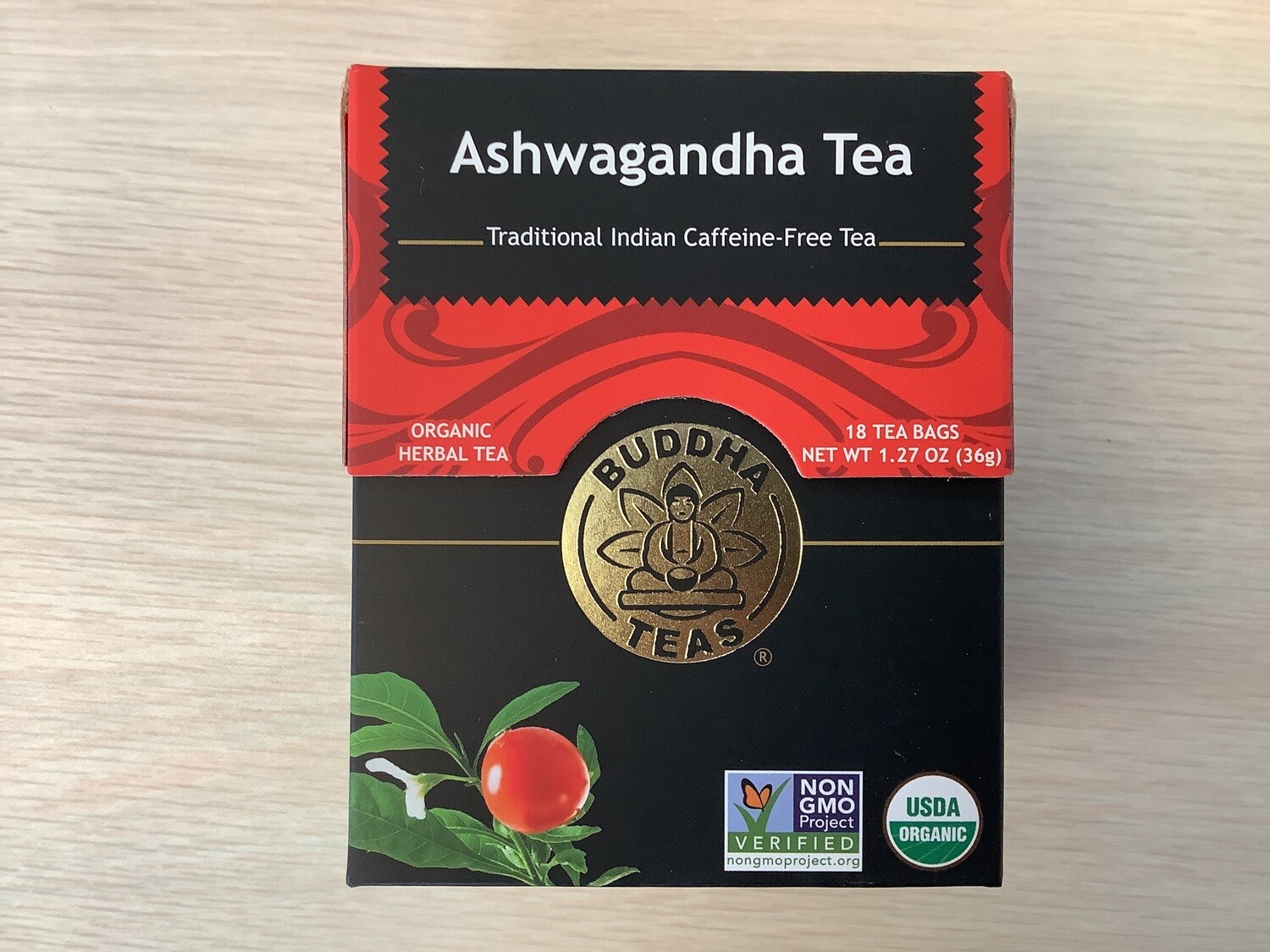 BUDDHA Organic Ashwagandha Root Tea 18 bag