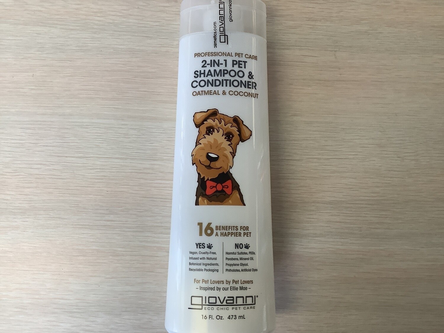GIOVANNI 2-in-1 PET SHAMPOO AND CONDITIONER 16 Oz