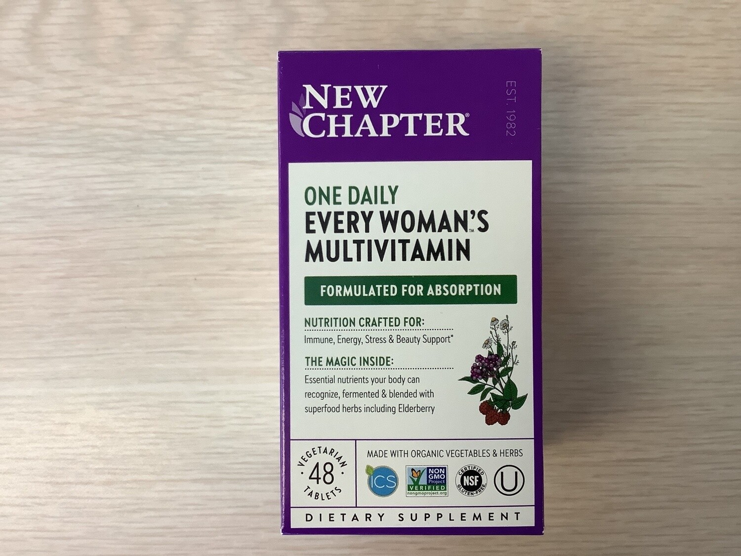 NEW CHAPTER Every Woman&#39;s One Daily Womens Multivitamin 48 tab