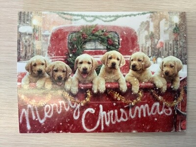 AVANTI CARD CHRISTMAS ALL THE LOVE PUPS