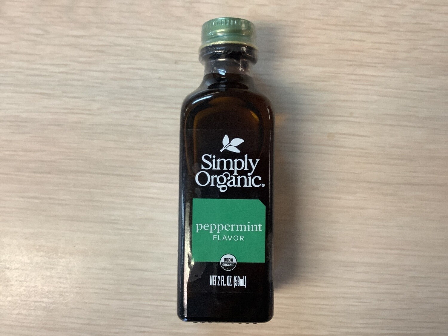 SIMPLY ORGANIC Peppermint Flavor 2oz.