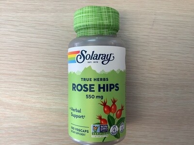 SOLARAY Rose Hips 550mg 100 ct Cap