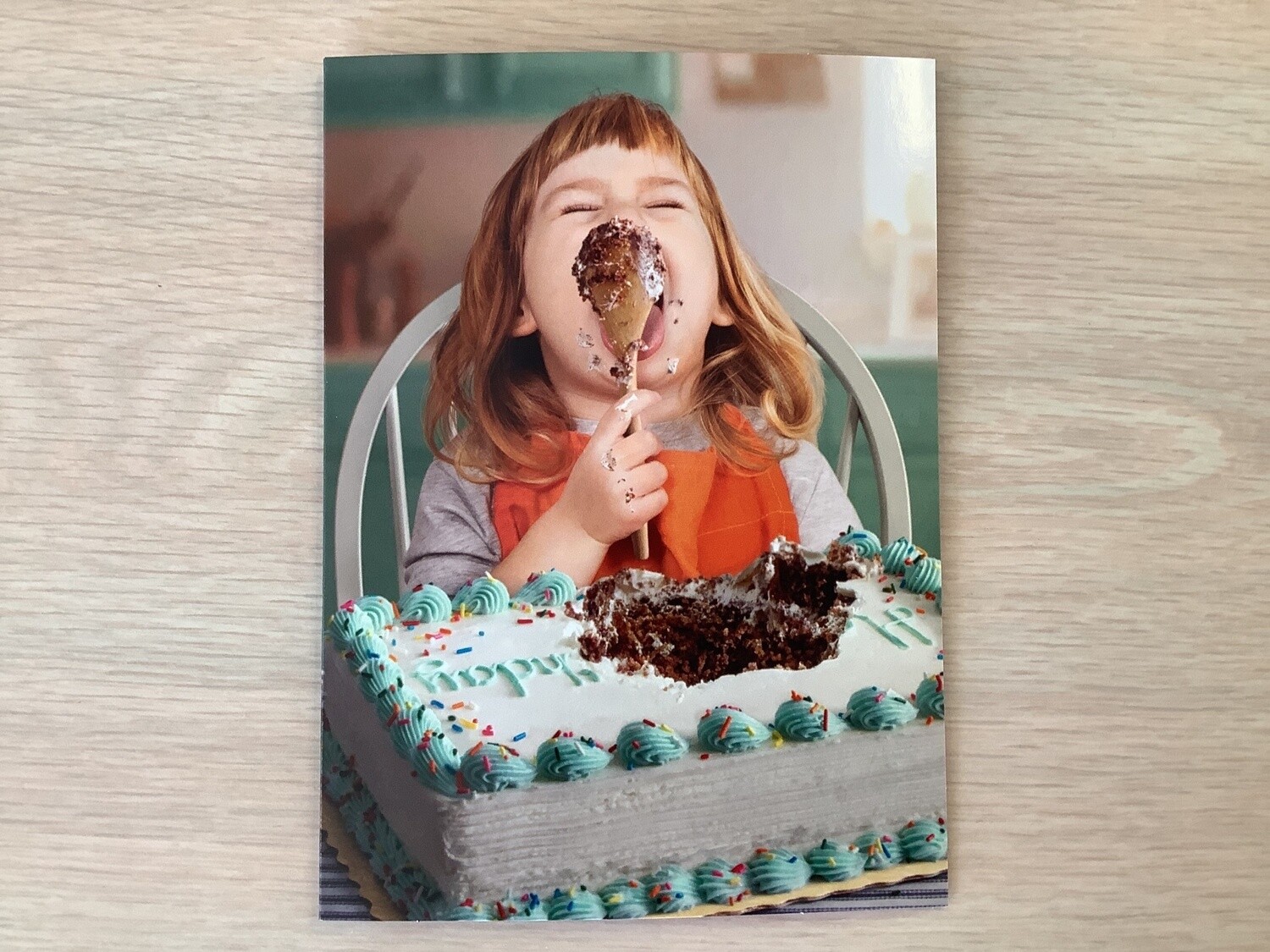 AVANTI GIRL ICE CREAM BIRTHDAY CARD