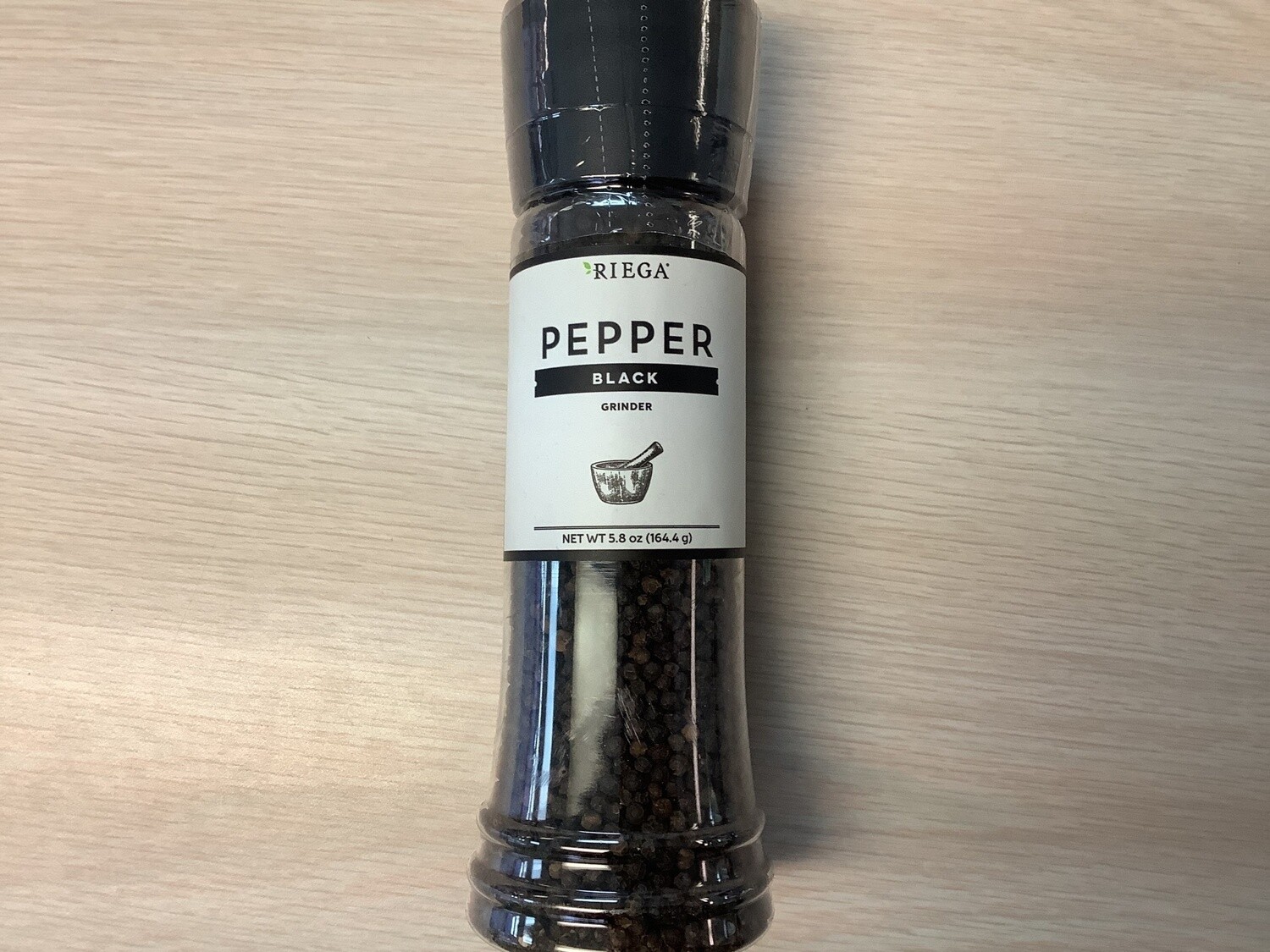 RIEGA GRINDER BLACK PEPPER PEPPERCORN LARGE 5.8 OZ