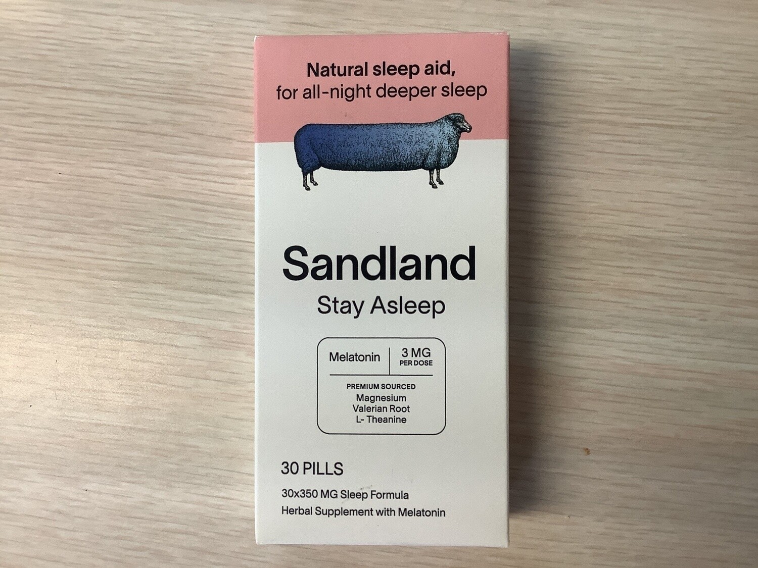 SANDLAND STAY ASLEEP BLEND WITH MELATONIN 3mg 30 Tablets