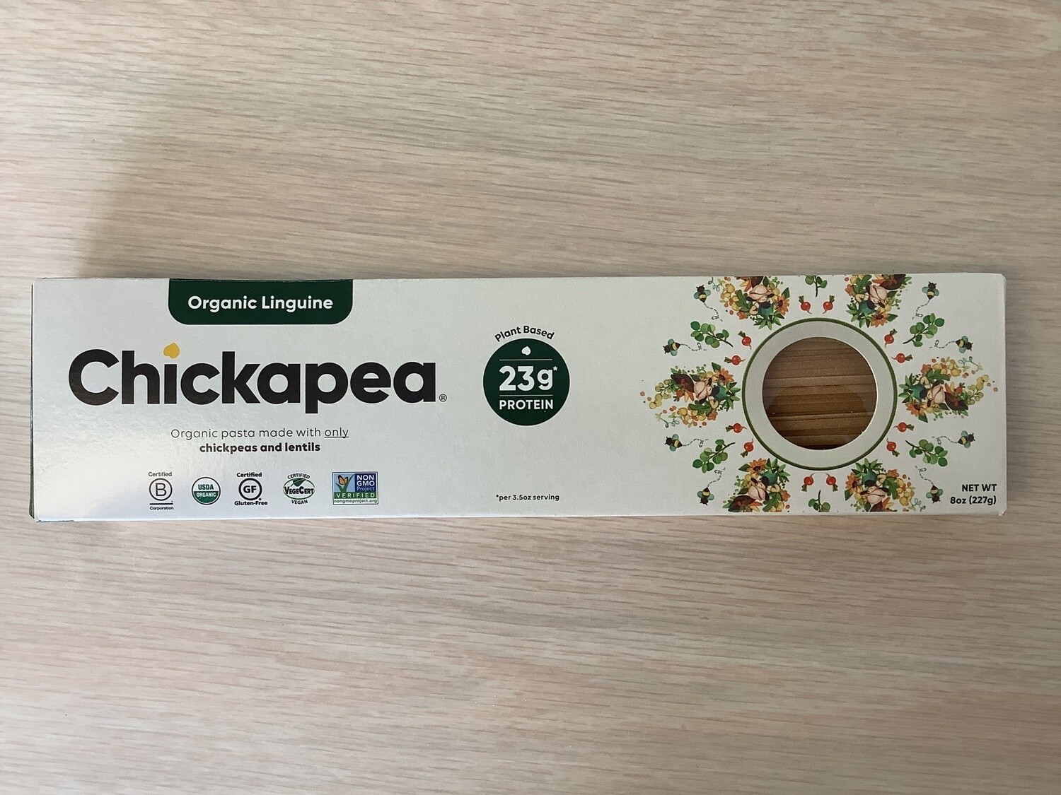 CHICKAPEA PASTA LINGUINE ORGANIC 8 OZ